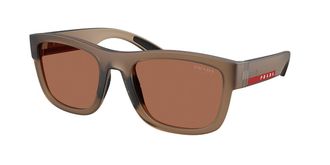 Prada PS 01ZS 29F50A Mens Sunglasses Brown Size 56