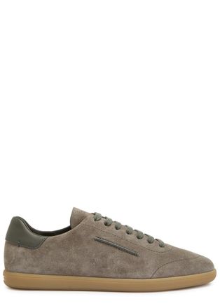 Ermenegildo Zegna 232 Suede Sneakers - Brown - 10 (IT44 / UK10)