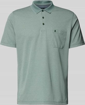 Ragman Regular Fit Poloshirt mit Knopfleiste und Brusttasche in Gruen, Gr&ouml;&szlig;e XXXL
