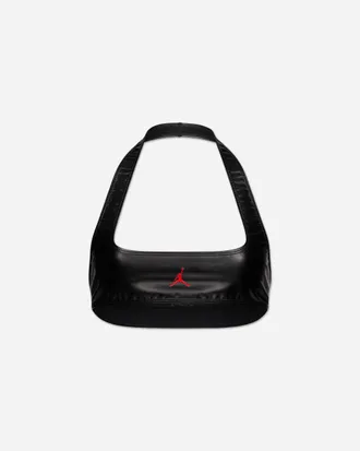 Nike Jordan Women s Mowalola Halter Bra Black / Gym Red