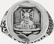 Vivienne Westwood Lancelot Chevalier Ring Platinum Silver Unisex