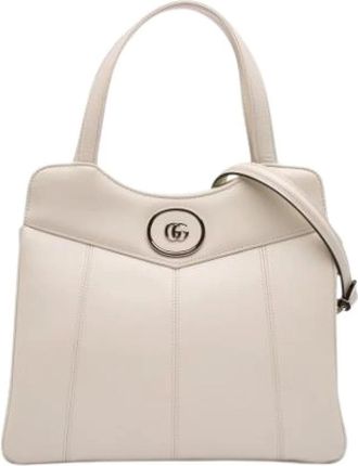 Gucci Pre-owned Petite GG tote - - Pre-owned - Donna - Bianco - ONE SIZE