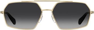 Moschino MOS210/S 000/9O Mens Sunglasses Gold Size 60