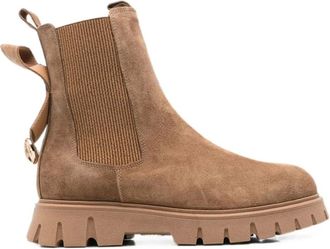 Sergio Moretti Schoenen, Dames, Beige, 38 EU, Chelsea Boots