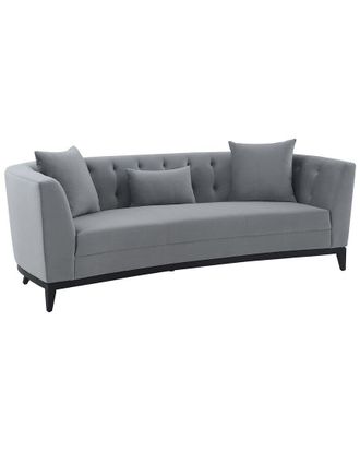 Armen Living Melange Velvet Sofa