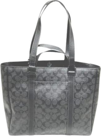 Coach Bolso Tote Pre-owned - Pre-owned - Mujer - Gris - ONE SIZE