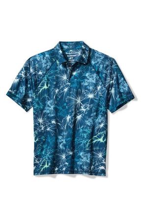 Tommy Bahama All Leaf No Shade IslandZone Performance Polo in Coastline at Nordstrom, Size Small