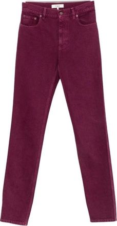 Chlo&eacute; Jeans Bordeaux - Dames - Regular Fit Jeans - Paars - W27 - Katoen - Jeans