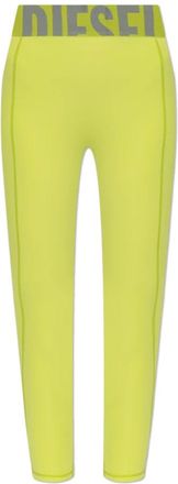 Diesel Broeken, Dames, Geel, XS, Leggings Adeline-D-Pop