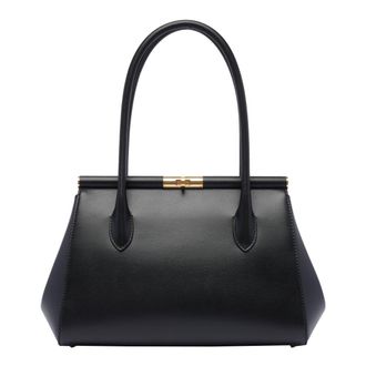 Dolce & Gabbana New Sicily Black Leather Bag