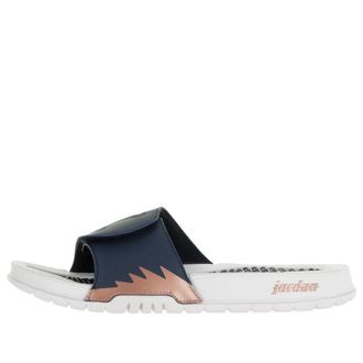 Nike Jordan Air Jordan Hydro 5 Retro Slide Obsidian Metallic Red Bronze 555501-408