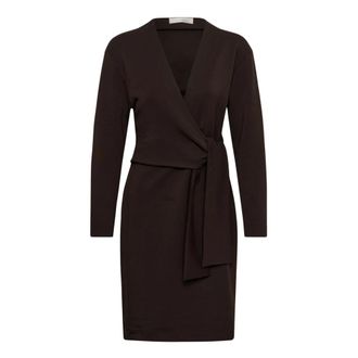 Inwear Vincent Knot Jurk - Dames - Jurken - Bruin - Maat: 2XS Modal