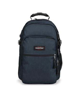 Eastpak Freizeitrucksack EASTPAK TUTOR, Damen, Gr. B/H/T: 32,5cm x 48cm x 26cm, blau (triple denim), Polyester, meliert, Basic, Rucks&auml;cke Freizeitrucksack, mi