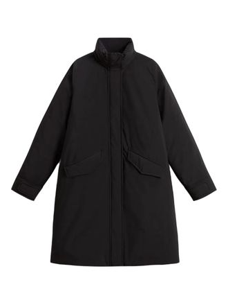 Woolrich hooded padded coat - women - Polyester/Polyamide - M - Black
