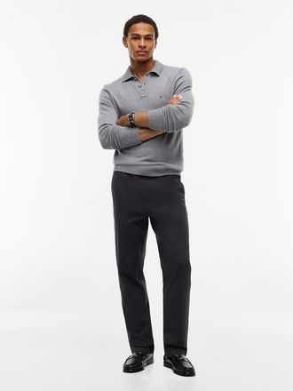 Tommy Hilfiger Mens Stretch Cotton Pant - Charcoal Smoke - XXL