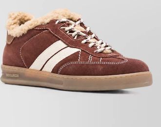 Woolrich leather low-top sneakers