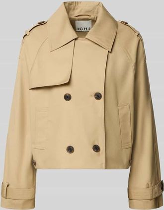 Ichi Regular Fit Jacke mit Viskose-Anteil Modell EPARZA in Beige, Gr&ouml;&szlig;e 34