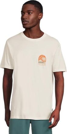 Billabong Coastal Range Adiv Short Sleeve Mens T Shirt Off-White : 2XL, Cotton