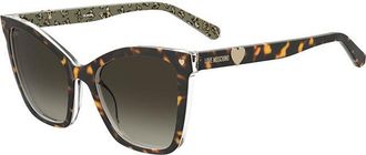 Love Moschino MOL045/S 2VM/HA Womens Sunglasses Tortoiseshell Size 54