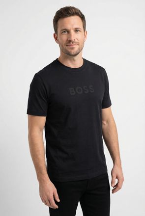 Boss Green by Hugo Boss T-Shirt BOSS GREEN, Herren, Gr. XXL, dunkelblau402, Single Jersey, Obermaterial: 100% Baumwolle, unifarben, regular fit normal, Rundhals, Shirts T-Shi
