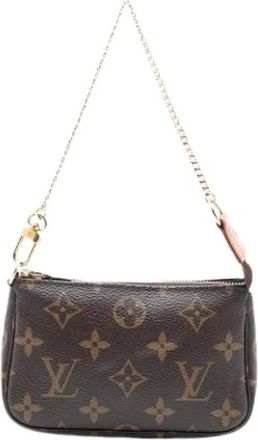 Louis Vuitton Pre-owned Mini Bags, female, Brown, Size: ONE SIZE Pre-owned Mini Pochette Accessoires