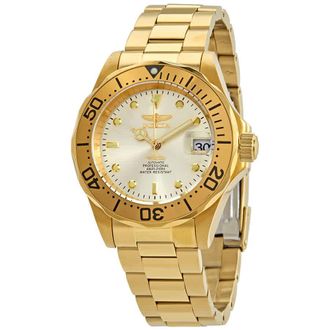 Invicta Pro Diver Automatic Champagne Dial Gold-tone Mens Watch 9618