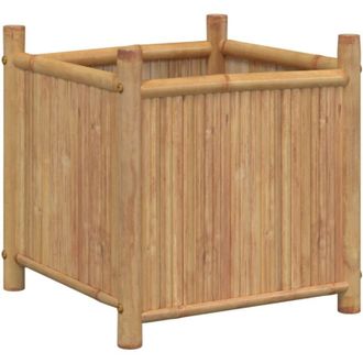 vidaXL Jardinera De Bamb&uacute; 50x50x50 Cm Vidaxl