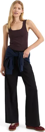 Pact On The Go-To Square Neck Tank Made With Organic Cotton in Plum at Nordstrom, Size Xx-Large