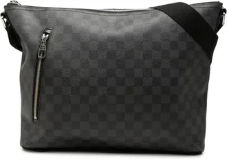 Louis Vuitton Damier Graphite Black Pvc Leather Shoulder Bag (Pre-Owned)