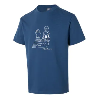New Balance x Noritake Graphic T-Shirt Asia Sizing Navy AMT42337-NYY