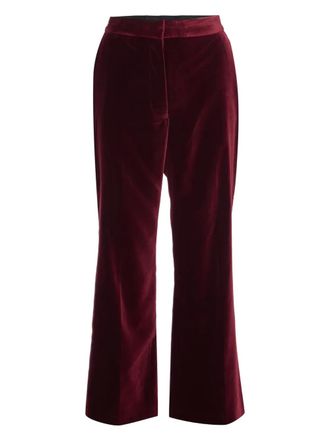 Stella McCartney flared velvet trousers