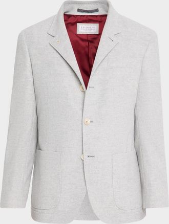 Brunello Cucinelli Mens Cashmere Blazer-Style Coat