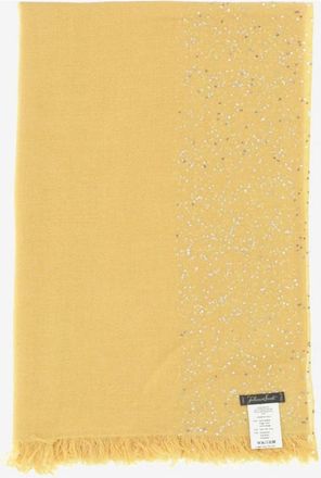 Faliero Sarti Sjaal - Dames - Wintersjaals - Geel - ONE Size - Wol - Accessoires
