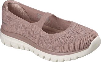 Skechers Graceful Polyester Dames Mauve Schoenen