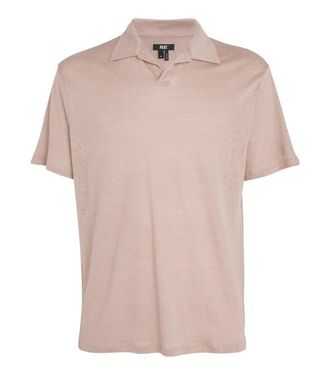 Paige Linen Shelton Polo Shirt Size XXL