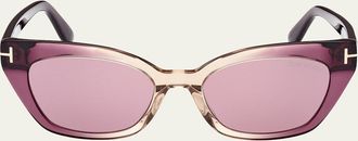 Tom Ford Juliette Acetate Cat-Eye Sunglasses
