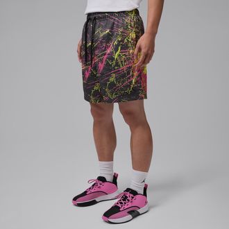 Nike Jordan Mens Jordan Brooklyn Mesh Shorts in Grey | IV7356-060