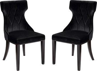 Manhattan Comfort Reine Velvet Dining Chair (Set Of Two)