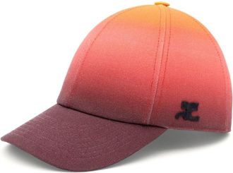 Courrèges gradient-effect cotton cap - unisex - Cotton - M - Multicolour