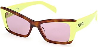 Pucci Emilio Pucci EP0205 53Y Womens Sunglasses Tortoiseshell Size 54