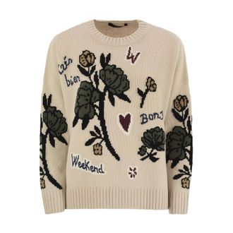 Max Mara Dames, Truien, Beige, Maat: XS