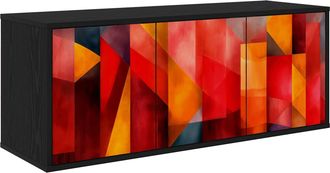 vidaXL Mueble De Tv Montado En La Pared Heesch 102 X 33 X 40 Cm Vidaxl