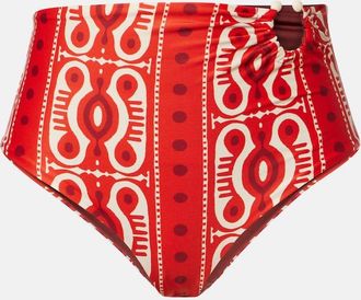 Johanna Ortiz Printed bikini bottoms
