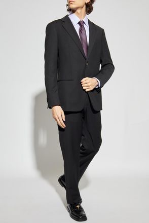 Emporio Armani Classic Shirt, Mens, Purple