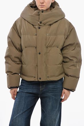 Dsquared2 Nylon Quilted Puffer Jacket With Hood Dsquared2