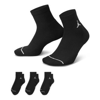 Nike Jordan Air Jordan Everyday Ankle Socks Black White DX9655-010