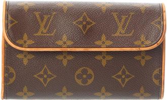 Louis Vuitton Brown Monogram Canvas Florentin Pochette (Authentic Pre-Loved)