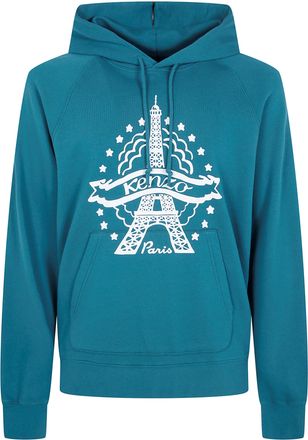 Kenzo Sweatshirt Classic Hoodie Eiffel Tower Design