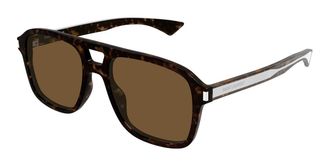 Saint Laurent SL 881 006 Mens Sunglasses Tortoiseshell Size 55 - Free RX Lenses - Free RX Lenses