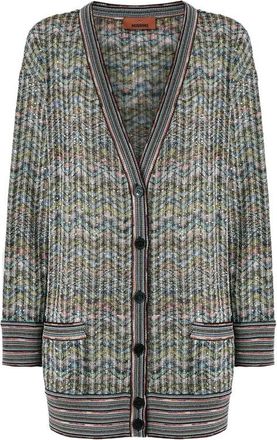 Missoni Oversized Viscose-blend Cardigan With Sequins